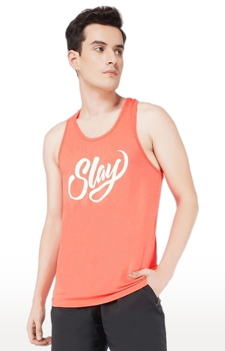 SLAY | Men's Neon Pink Printed Vest