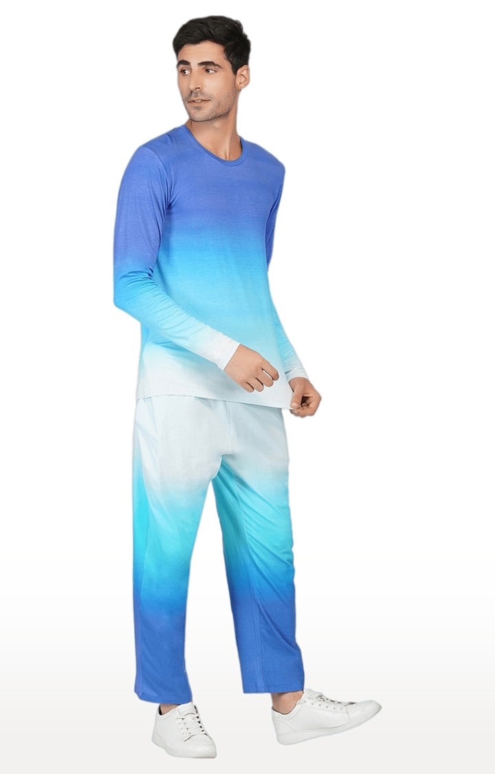 Men's Tie Dye Lycra Regular Casual Pants