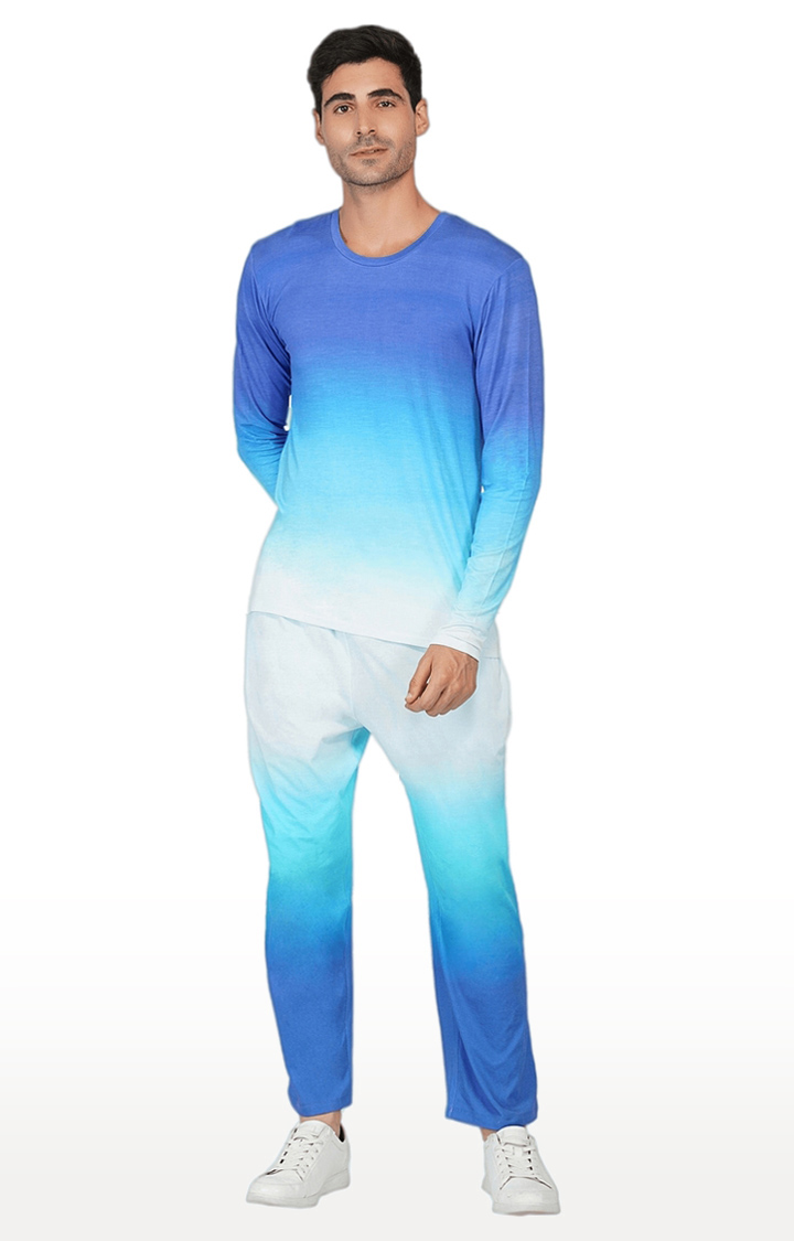 Men's Tie Dye Lycra Regular Casual Pants