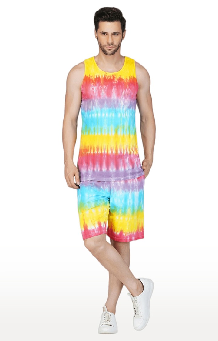 Men's Rainbow Tie Dye Vest