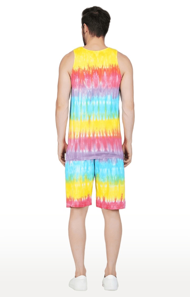 Men's Rainbow Tie Dye Vest