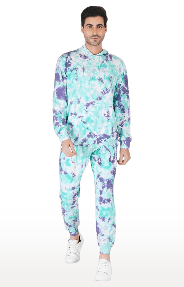 Men's Multi Cotton Tie Dye Tracksuits
