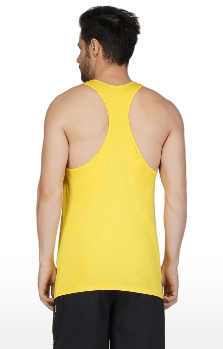 Men's Yellow Gym Vest