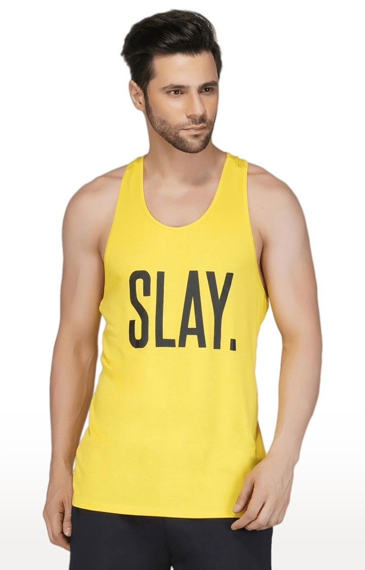 SLAY | Men's Yellow Gym Vest