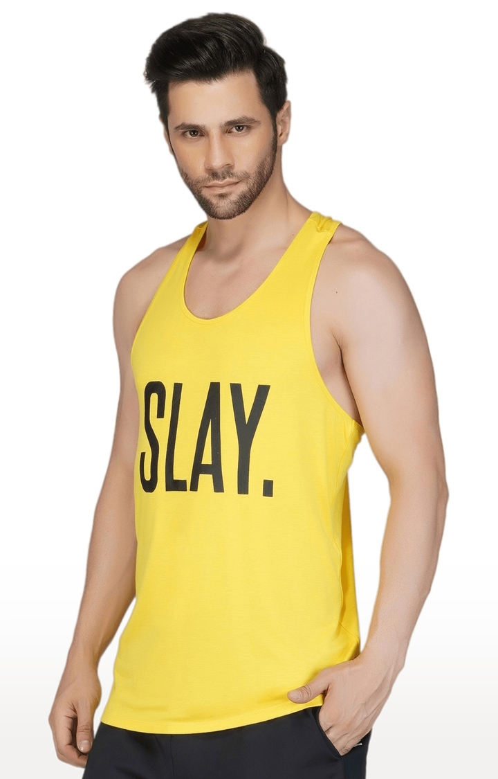 Men's Yellow Gym Vest