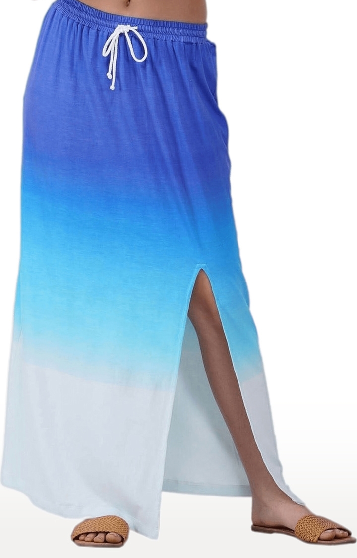 Women's Ombre Cotton Tie Dye Skirts