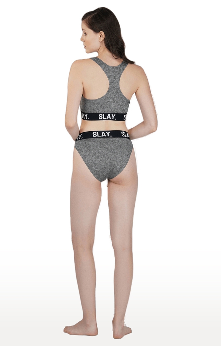 Women Grey Innerwear Set