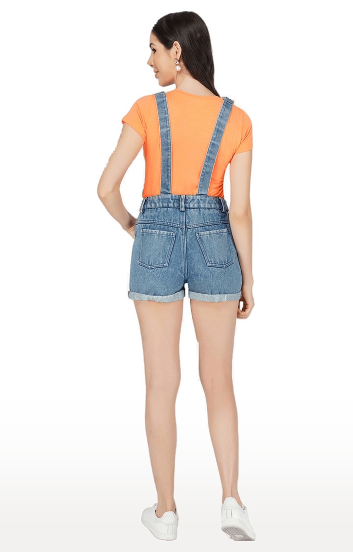 Women Short Denim Dungaree