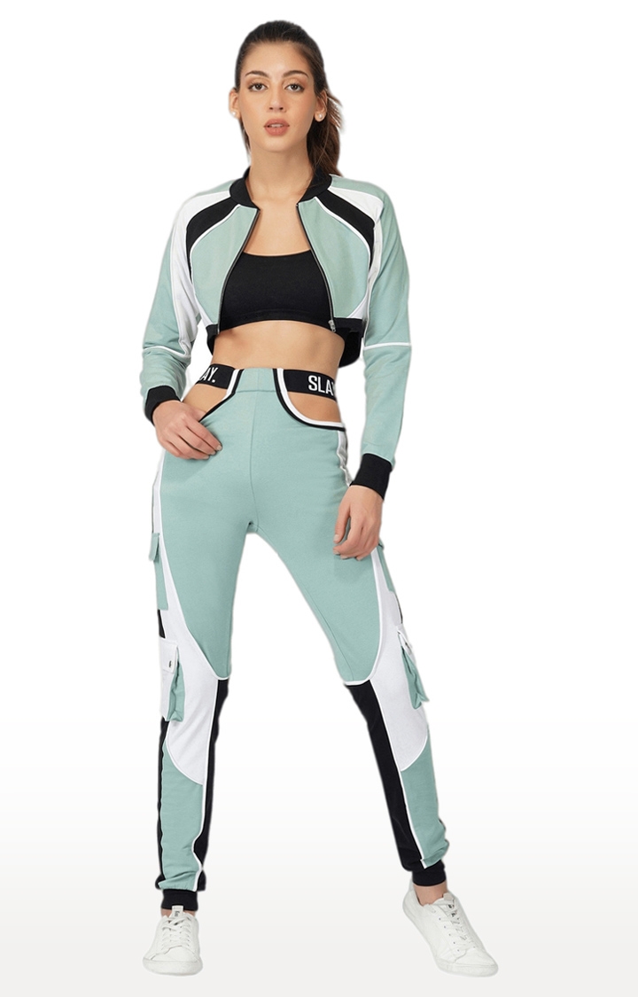 Is That The New Colorblock Cropped Hoodie & Joggers Set ??