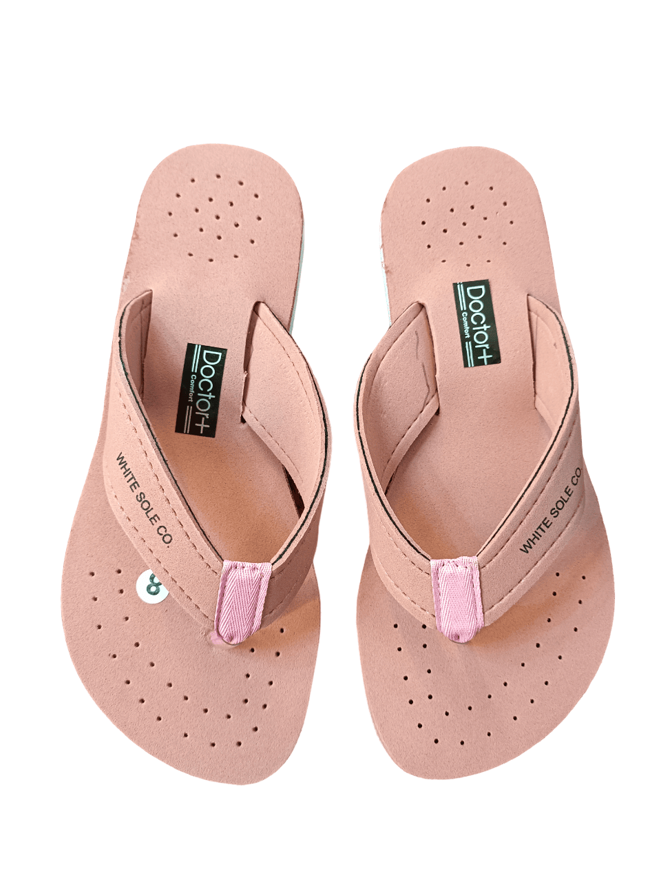 White Sole Medicated Ladies footwear Lightweight Soft Slipper 01 Pink