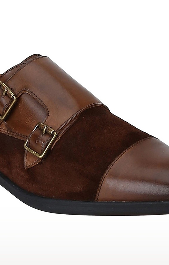 DEL MONDO | Del Mondo Genuine Leather Bordo Colour Lace Up Brogue Shoe For Mens 4