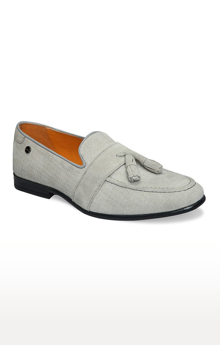 Grey colour loafers discount