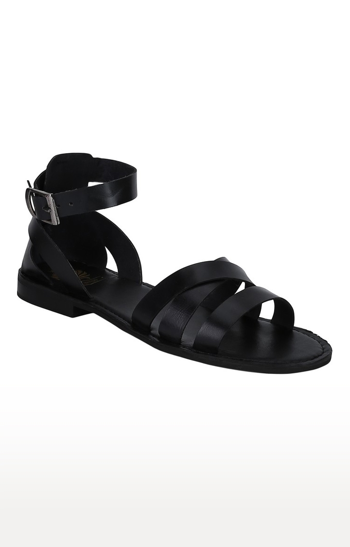 STRAPPY SANDALS WITH BUCKLE FASTENING - Black | ZARA India