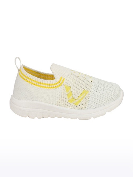 Campus Shoes | Boys White SM 415 Casual Slip ons 1