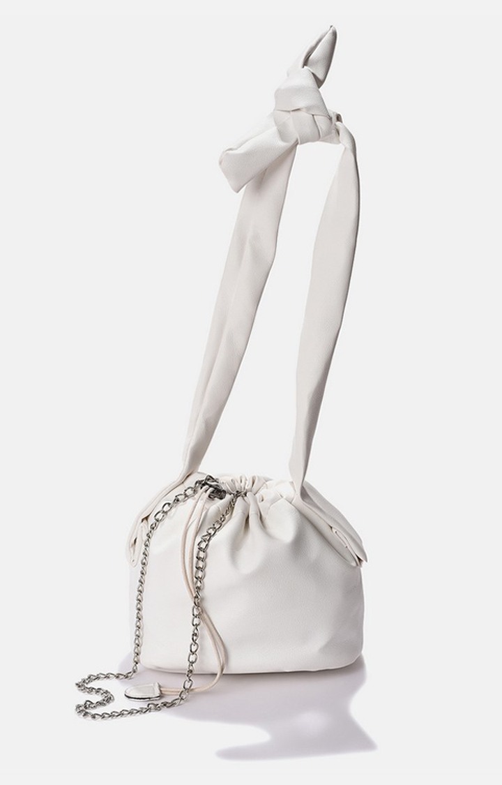 Women's White Handbag