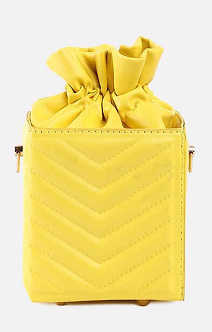 Women's Yellow Handbag