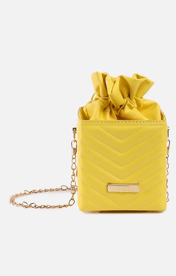 Women's Yellow Handbag