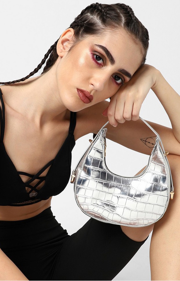 Women's Silver Handbag