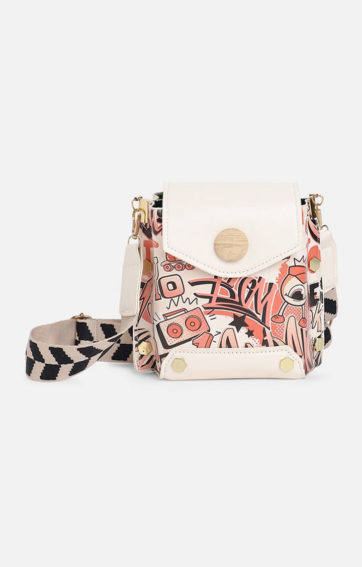 Women's White Handbag