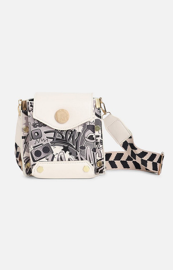 Women's White Handbag