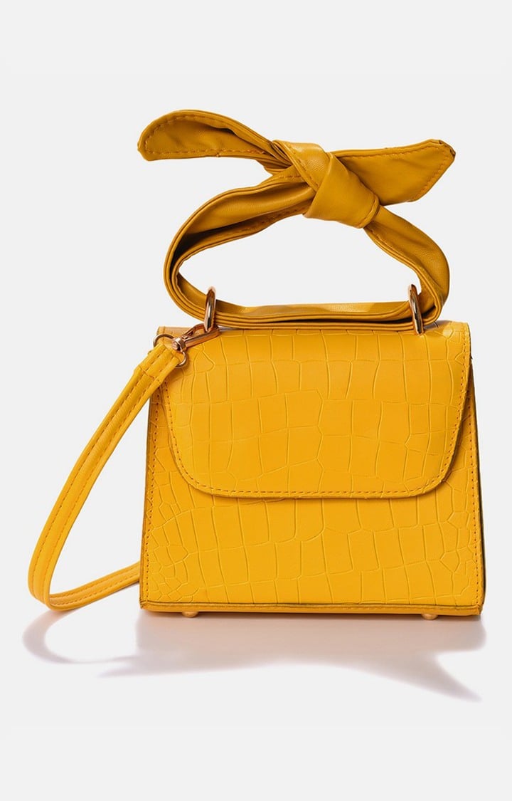 Women's Yellow Handbag