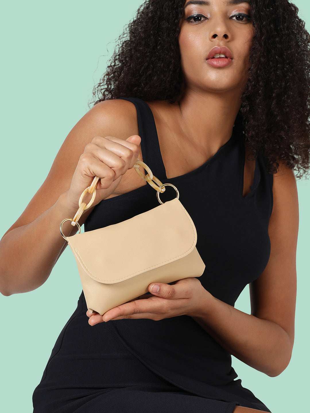 Women's Beige Handbag