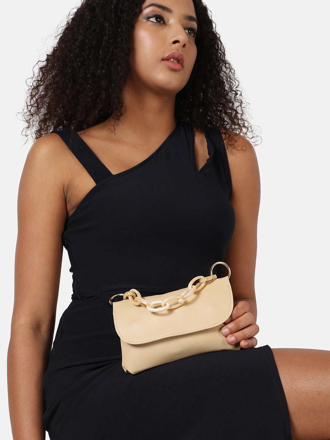 Women's Beige Handbag