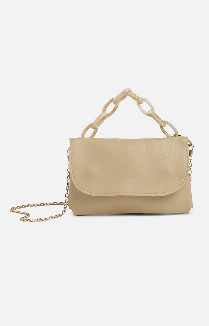 Women's Beige Handbag