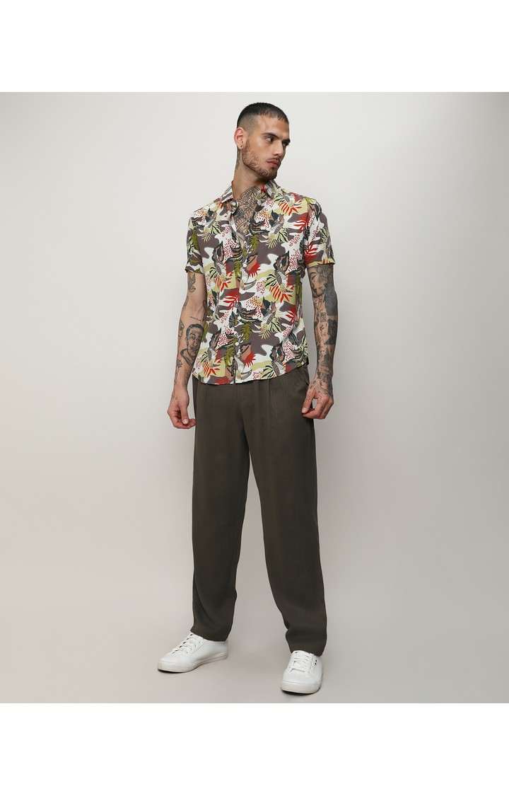 Men's Multicolor Printed Casual Shirts