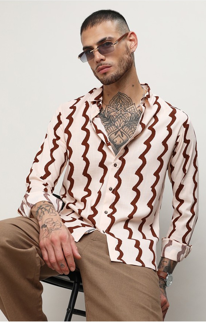 Men's Multicolor Printed Casual Shirts