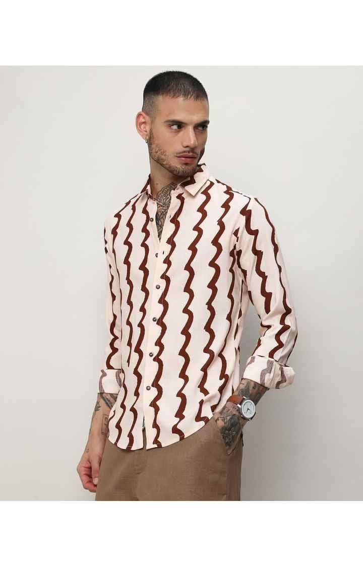 Men's Multicolor Printed Casual Shirts