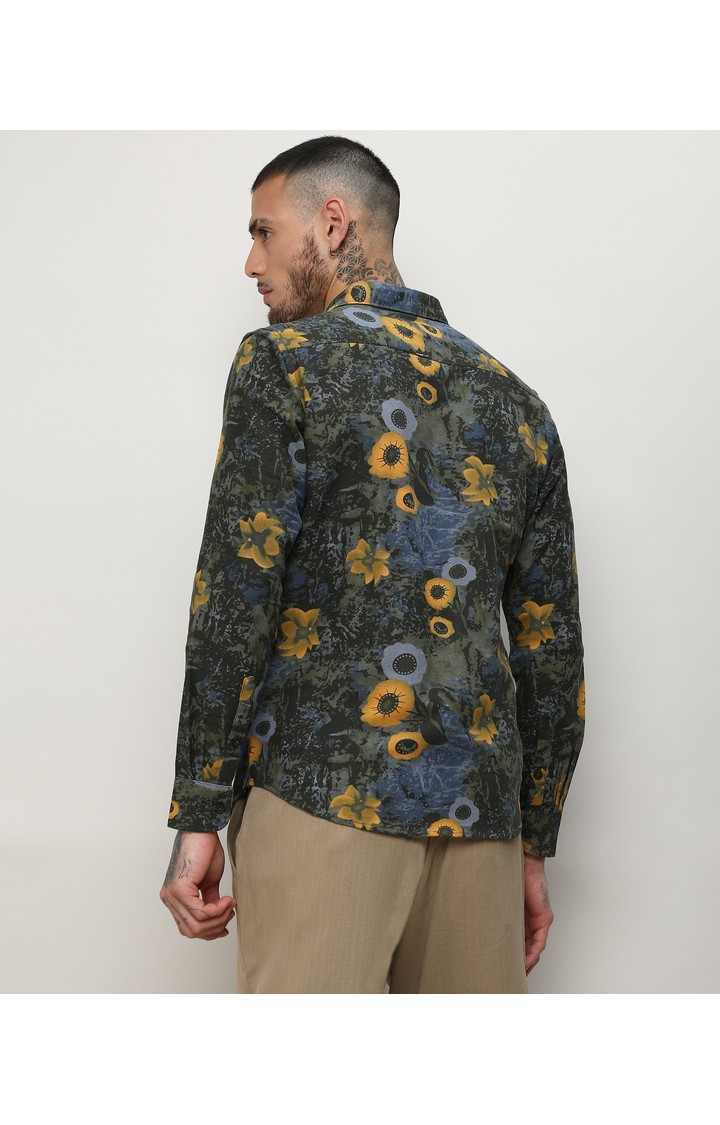 Men's Multicolor Printed Casual Shirts