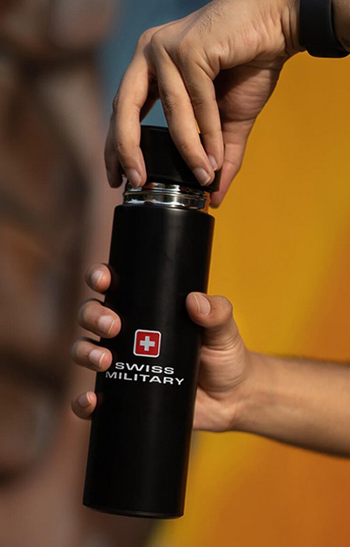 SMF5 - Black Digital Stianless Steel Vacuum Flask