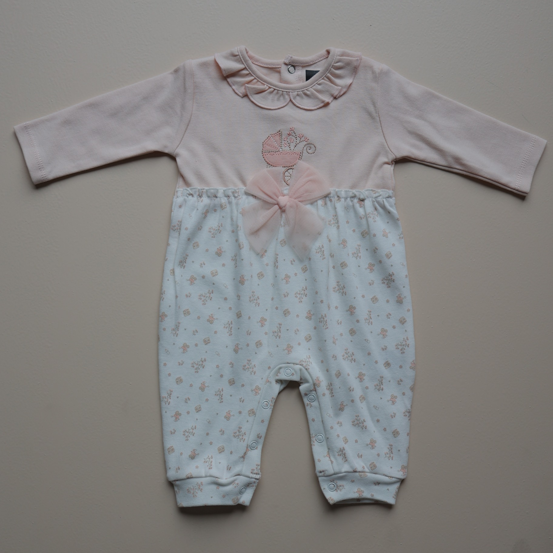 Peach Cot Dreams Baby Romper