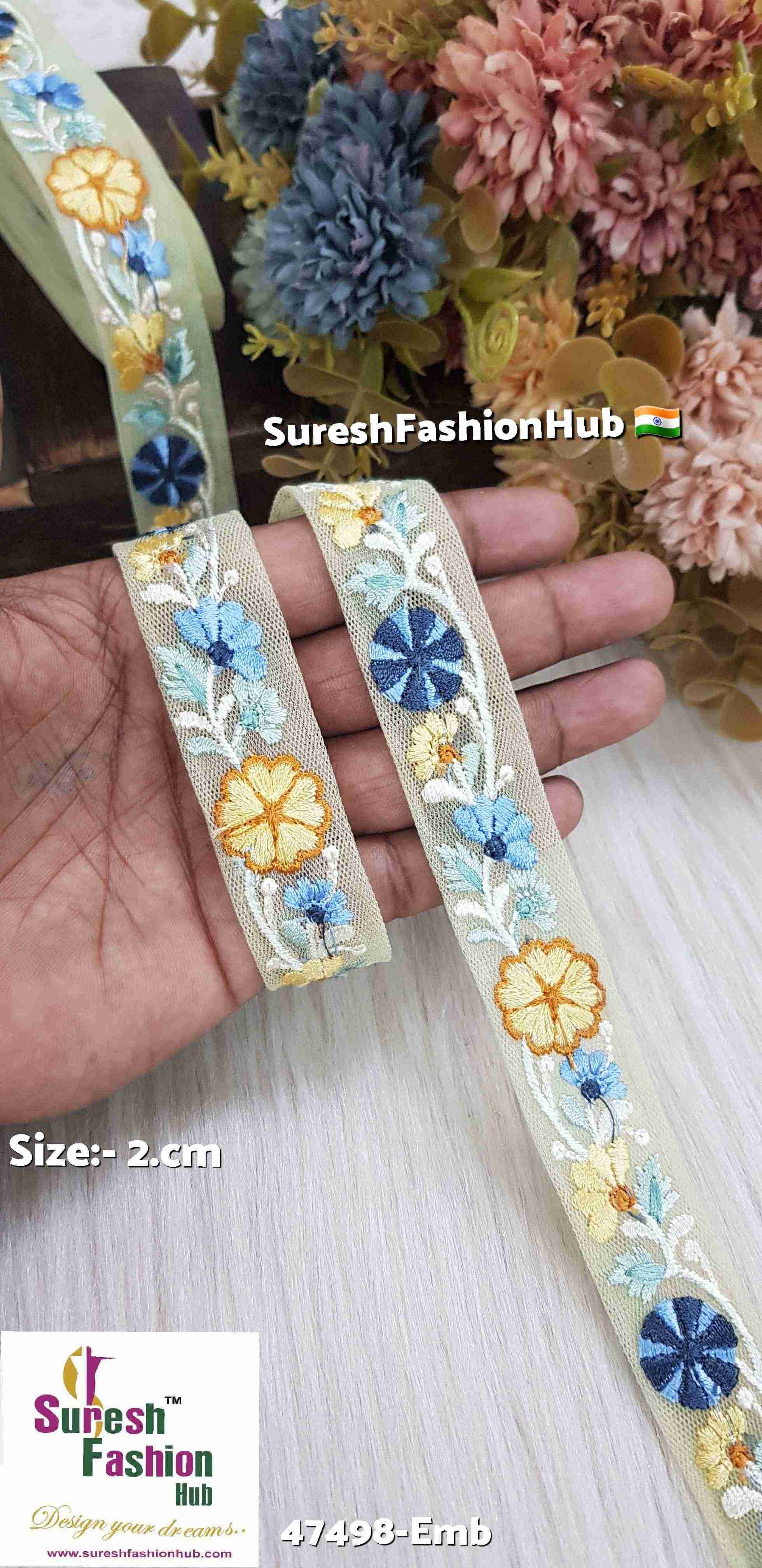 Thread Embroidery Lace