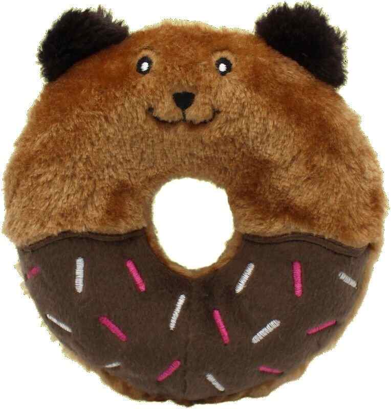 Zippy Paws Donutz Buddies Dog Toy – Bear