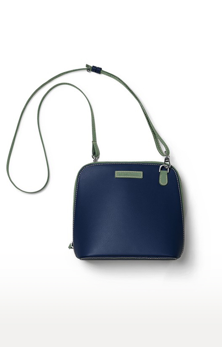 DailyObjects | Women's Space Blue Trapeze  Sling Bag 2