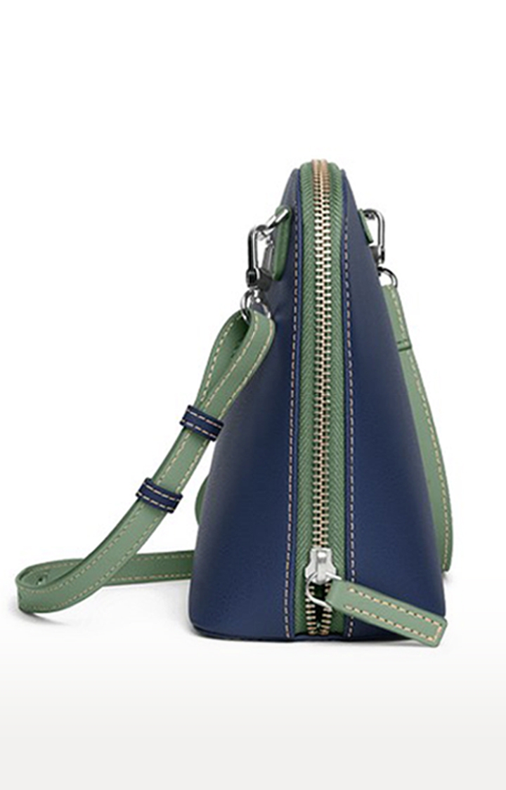 DailyObjects | Women's Space Blue Trapeze  Sling Bag 3