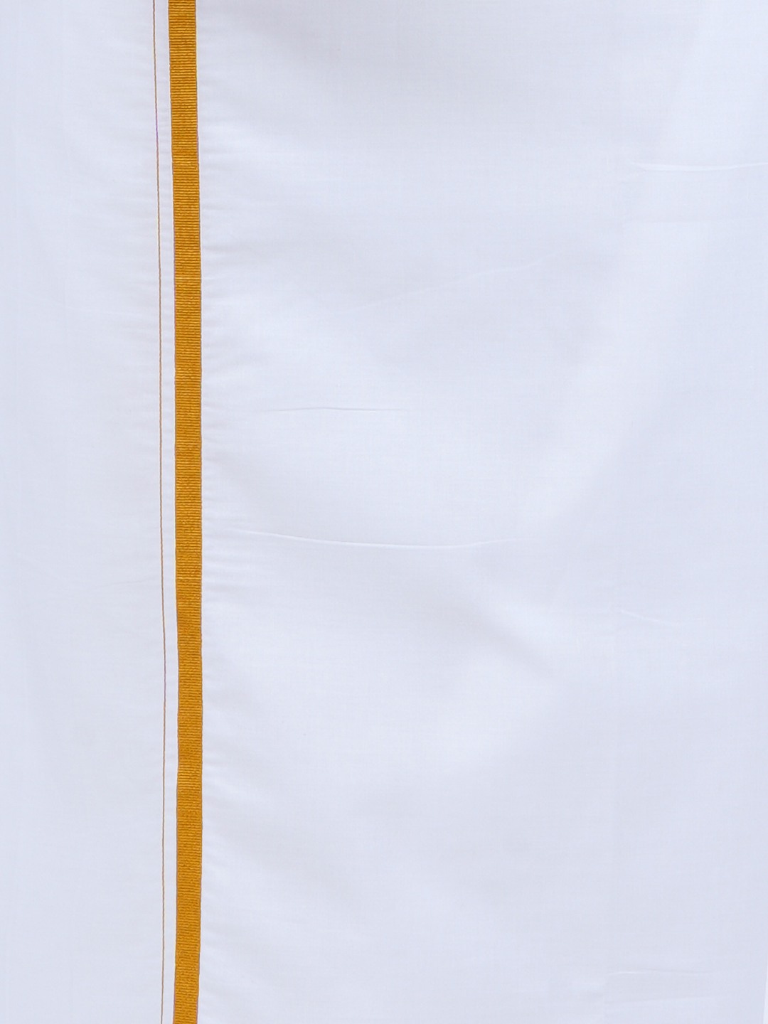 Ramraj Cotton Mens Cotton Yellow Half Sleeves Shirt With Jari Dhoti Combo