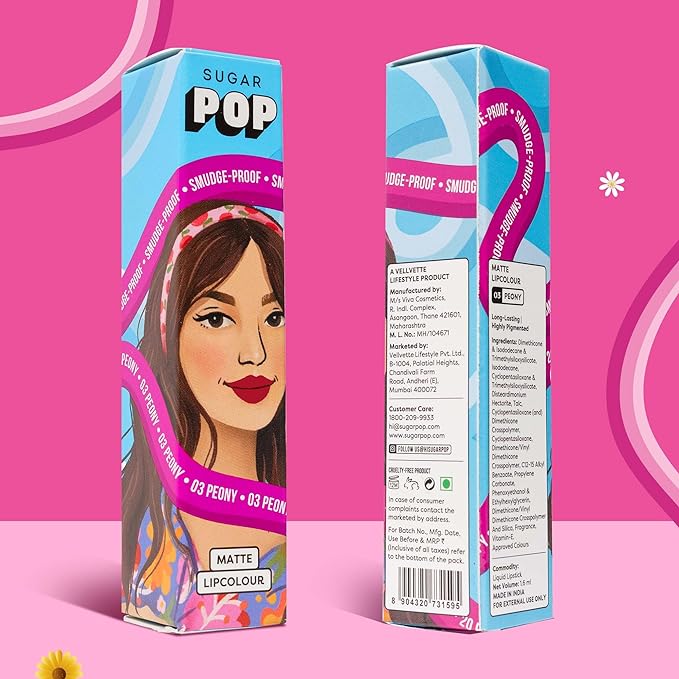 SugarPop Matte Lipcolor 03 Peony