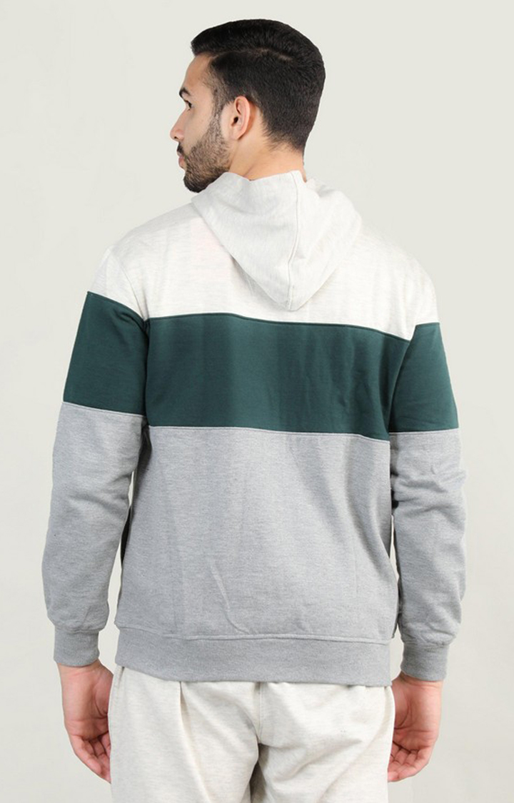 Men's Multicolor Colorblocked Polyester Activewear Jackets