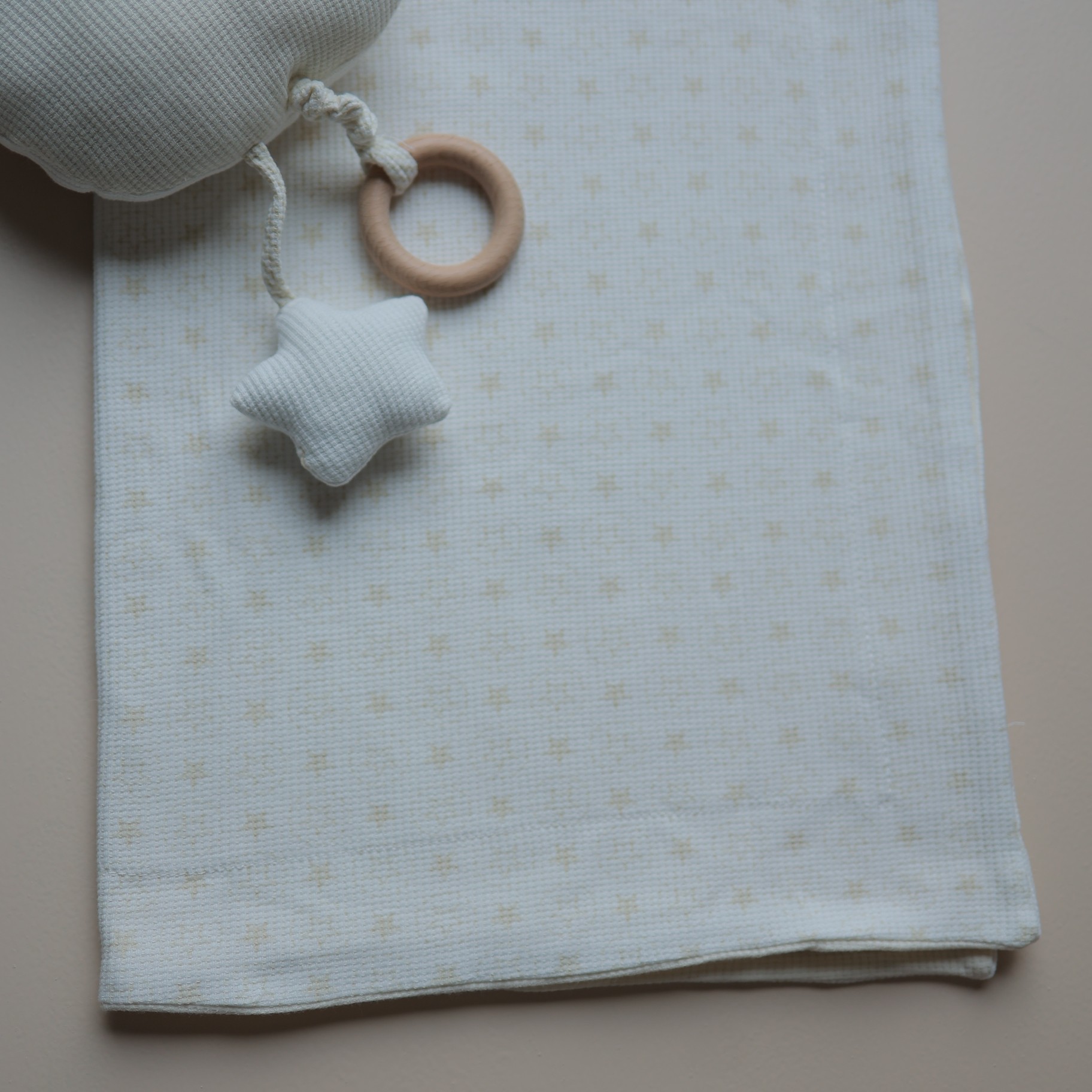 Dreamland Bear Reversible Blanket & Toy Set