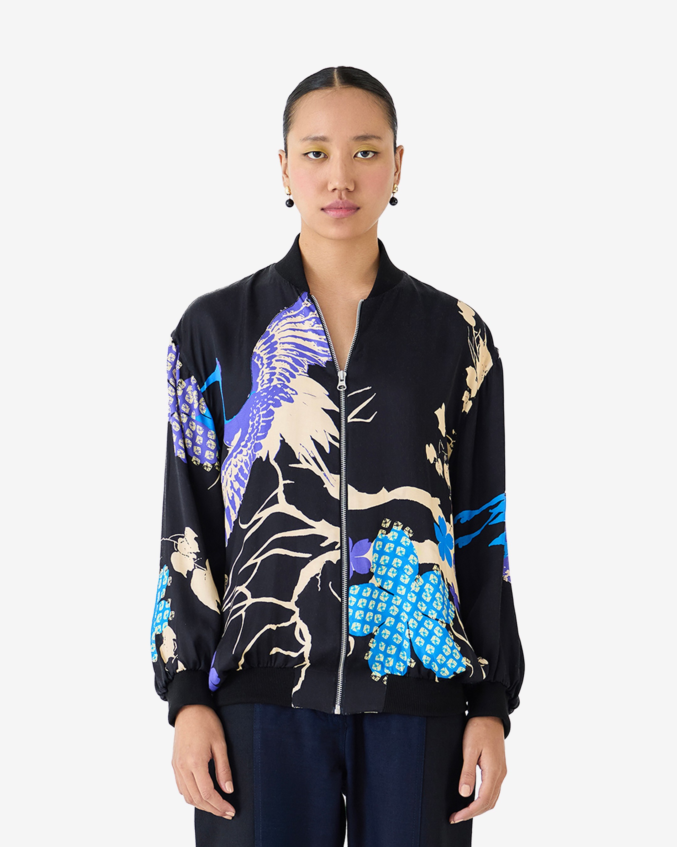 Black Crane Bomber
