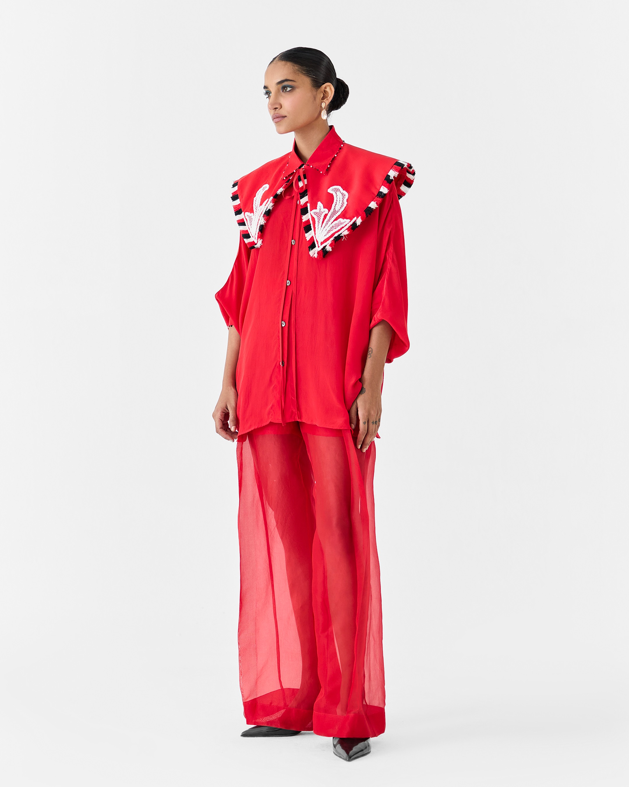 Ruby Organza Trousers