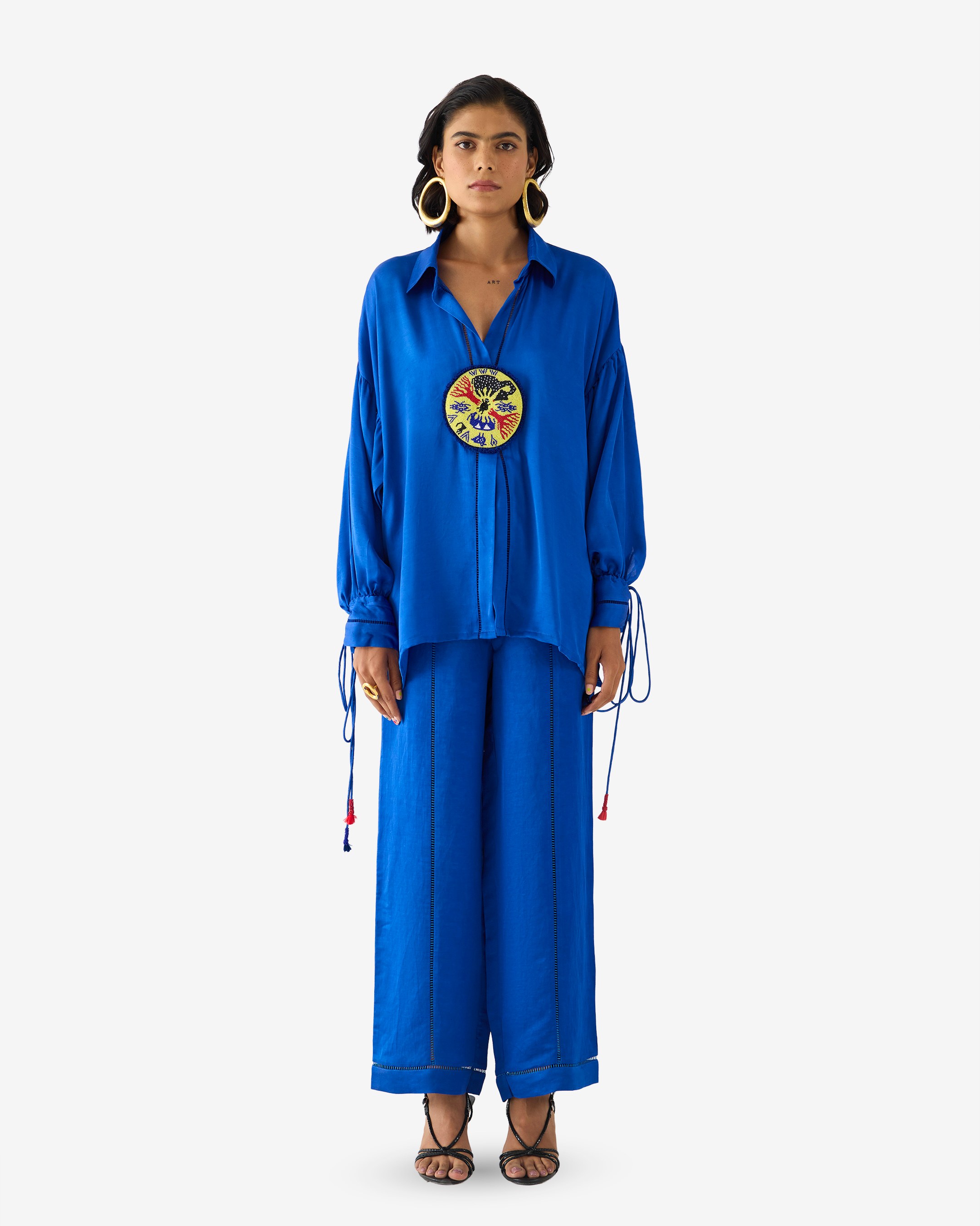 Zulu Blue Linen Shirt & Trousers