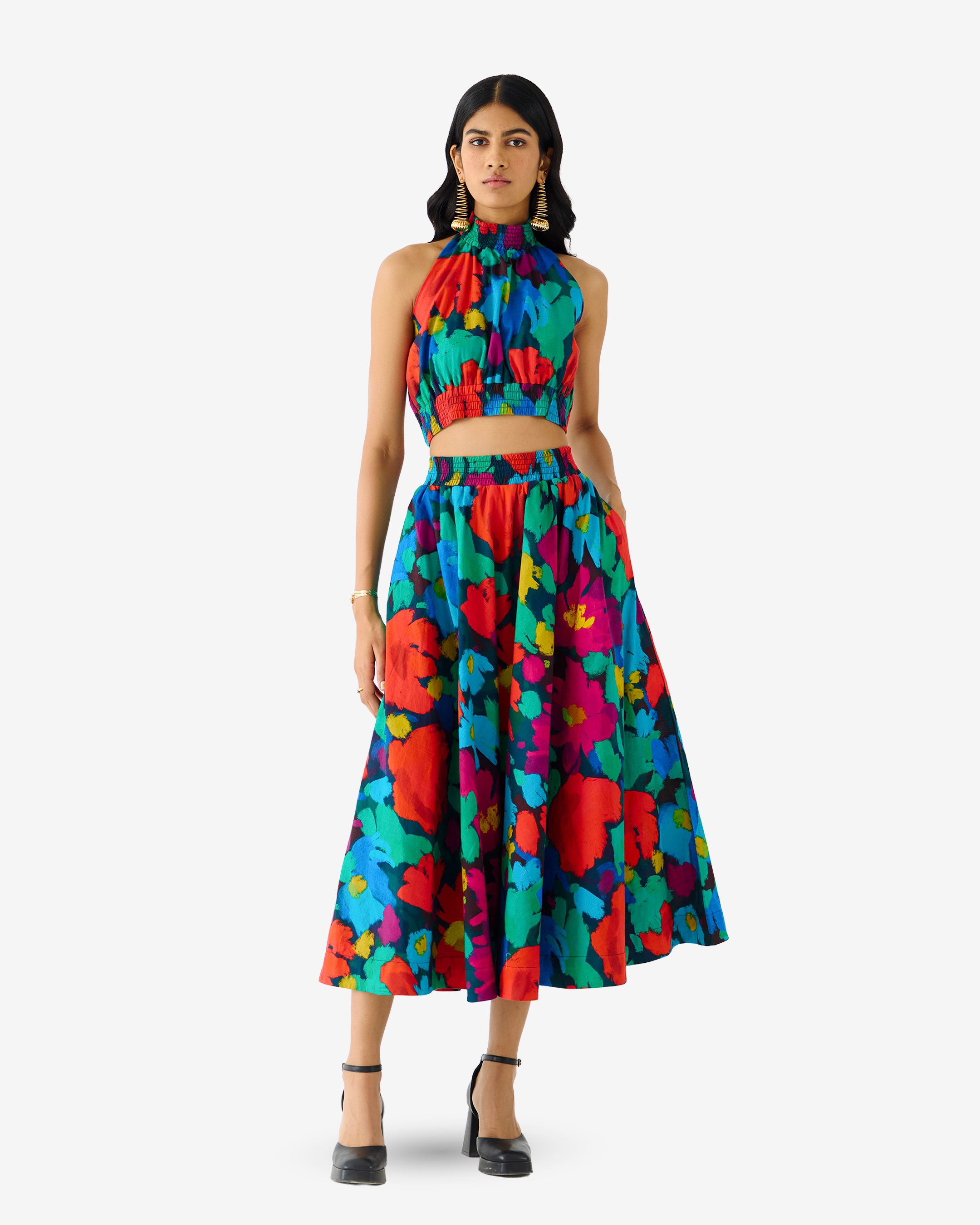 Anima Blouse & Skirt