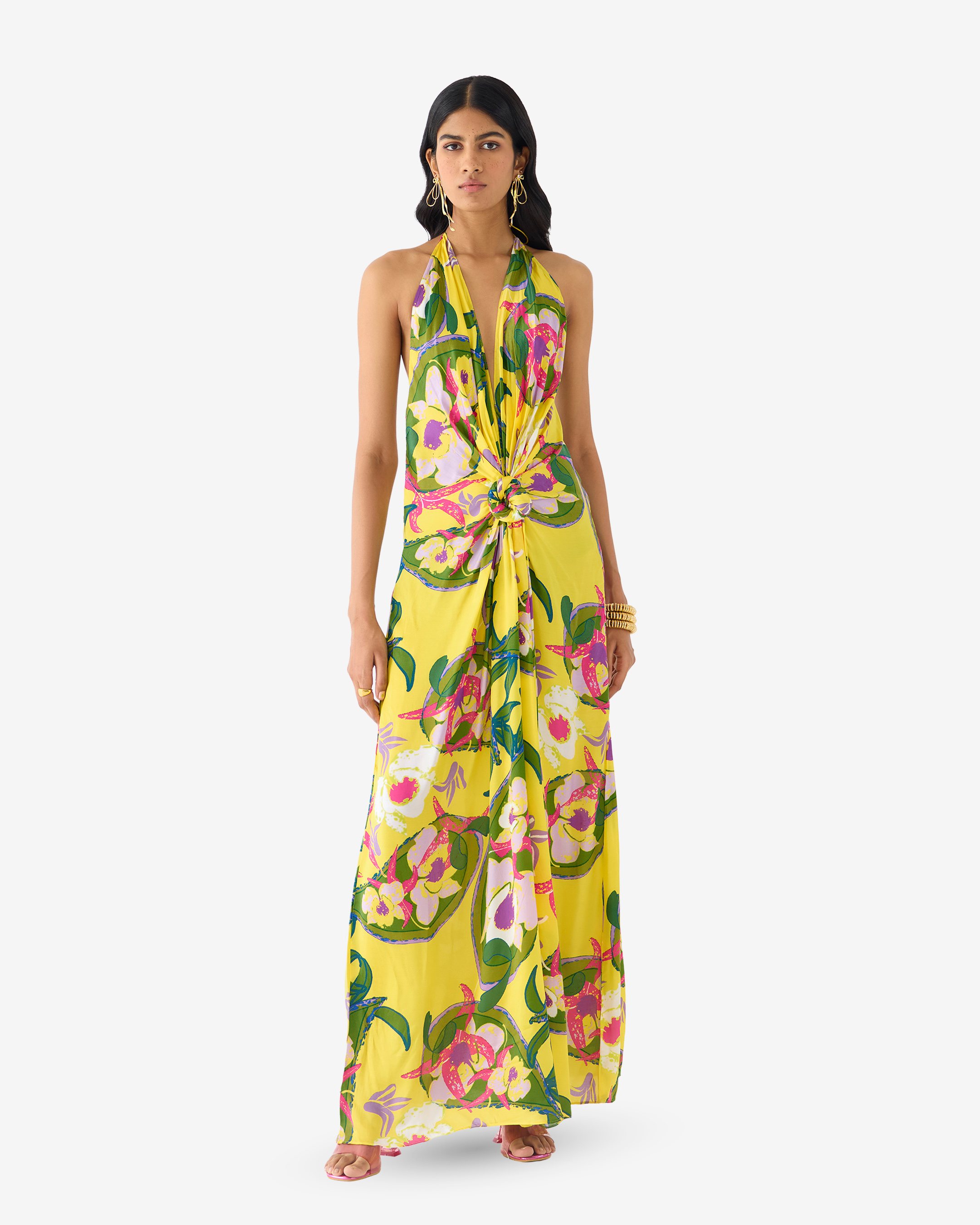Paisley Center Knot Dress
