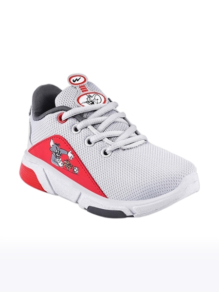 Campus Shoes | Boys Grey SRM 10 Running Shoes 0
