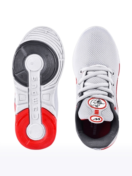 Campus Shoes | Boys Grey SRM 10 Running Shoes 3
