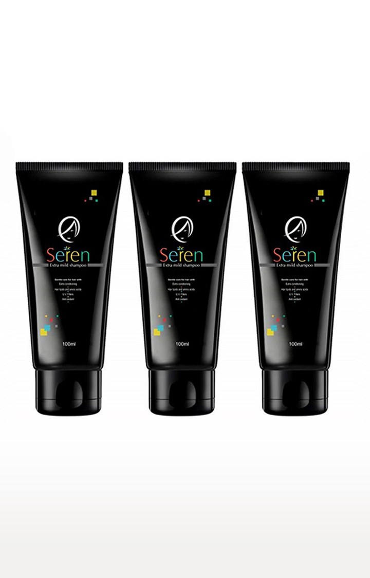 Seren Extra Mild Shampoo 100ml : Pack of 3